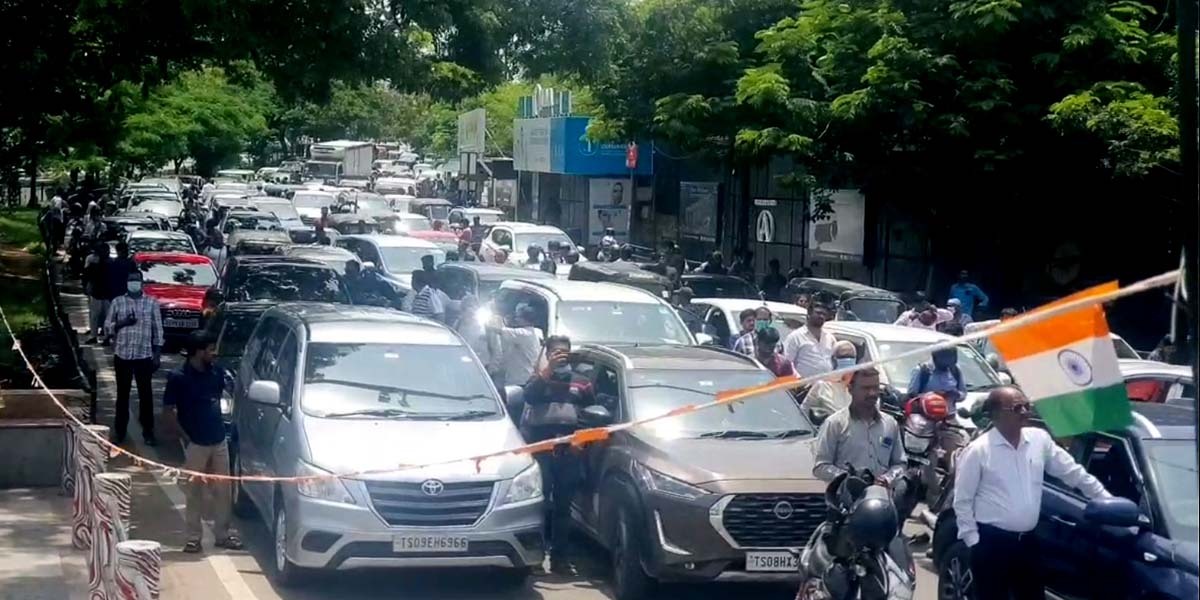 Telangana National Anthem Mass Singing