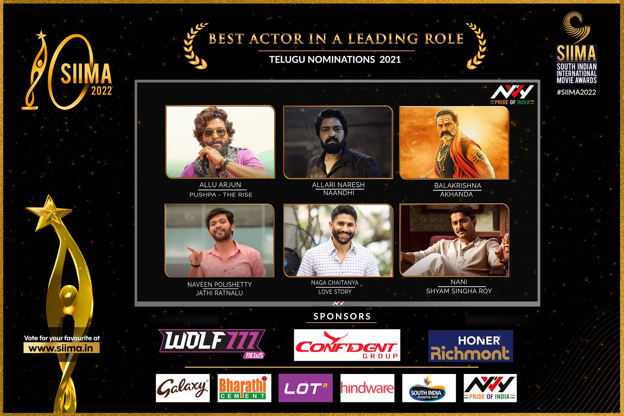 siima best actor telugu