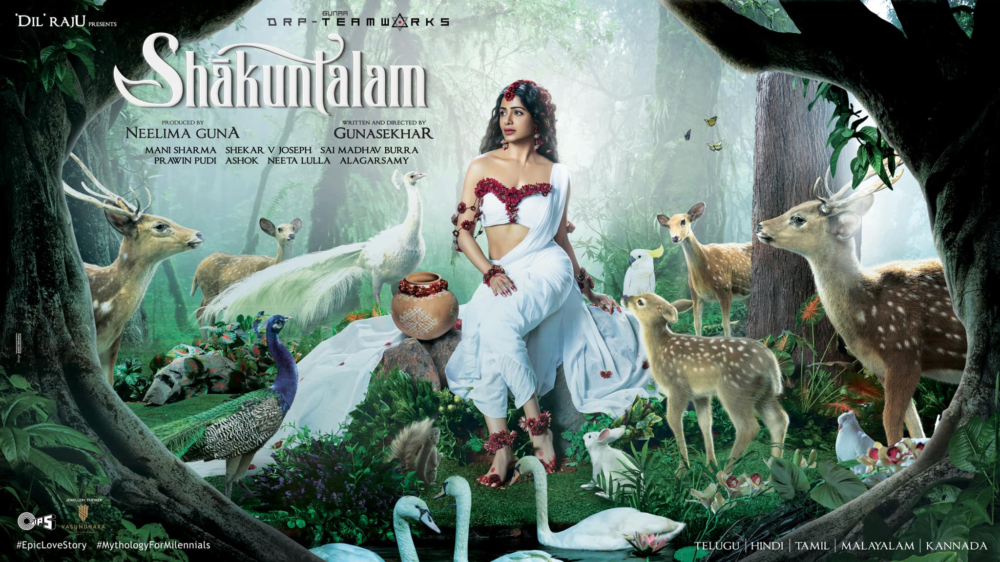 Samantha Ruth Prabhu in her upcoming movie Shakuntalam. (samantharuthofficial/Facebook)