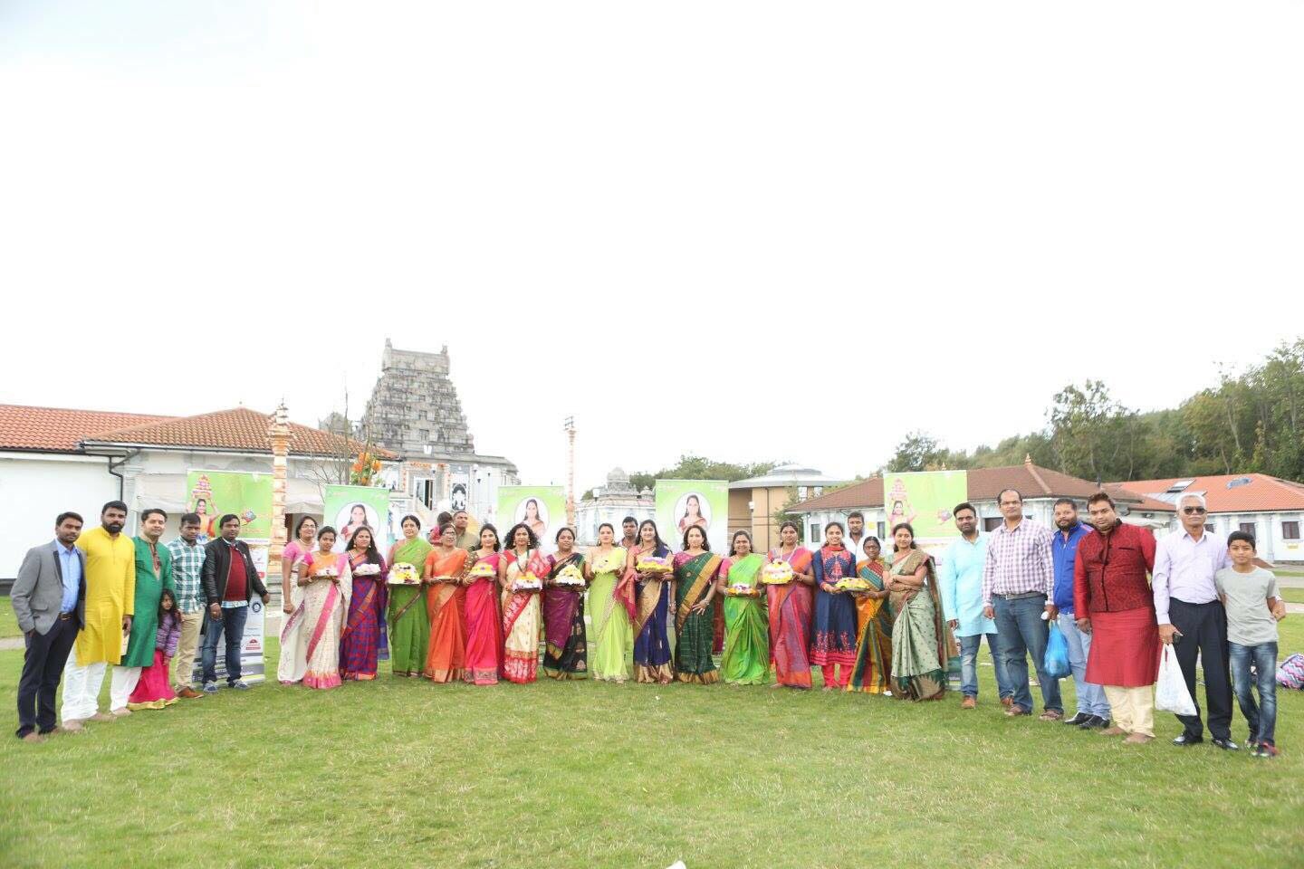 Bathukamma celebrations in the UK in 2017 (Supplied)