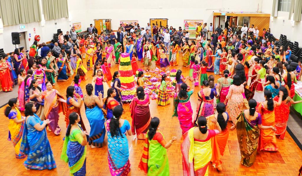 Bathukamma celebrations in New Zealand in 2019 (Supplied)