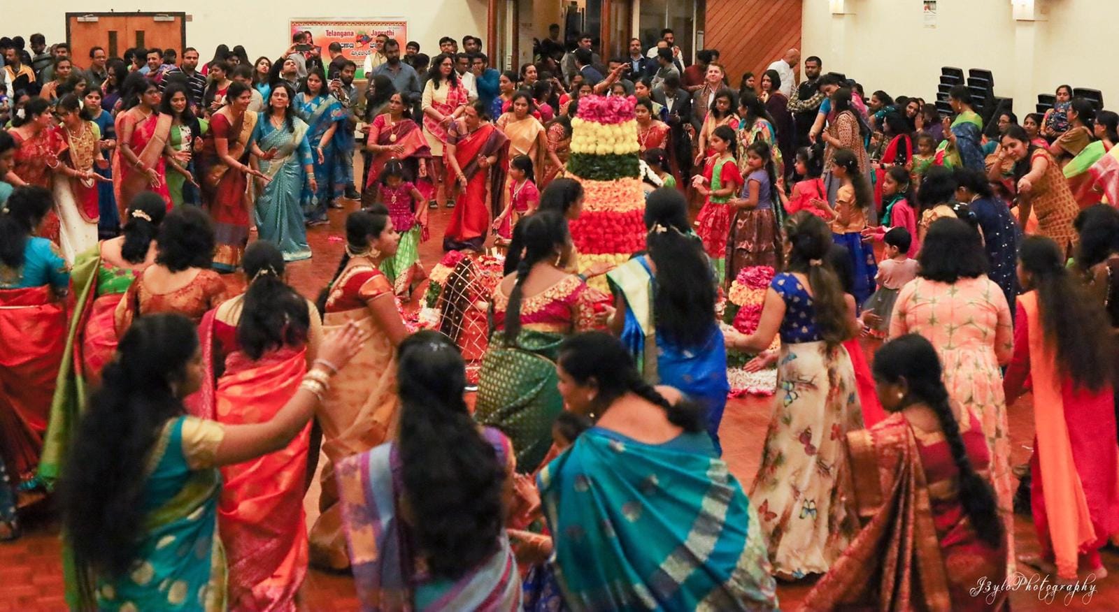 Bathukamma celebrations in New Zealand in 2019 (Supplied)