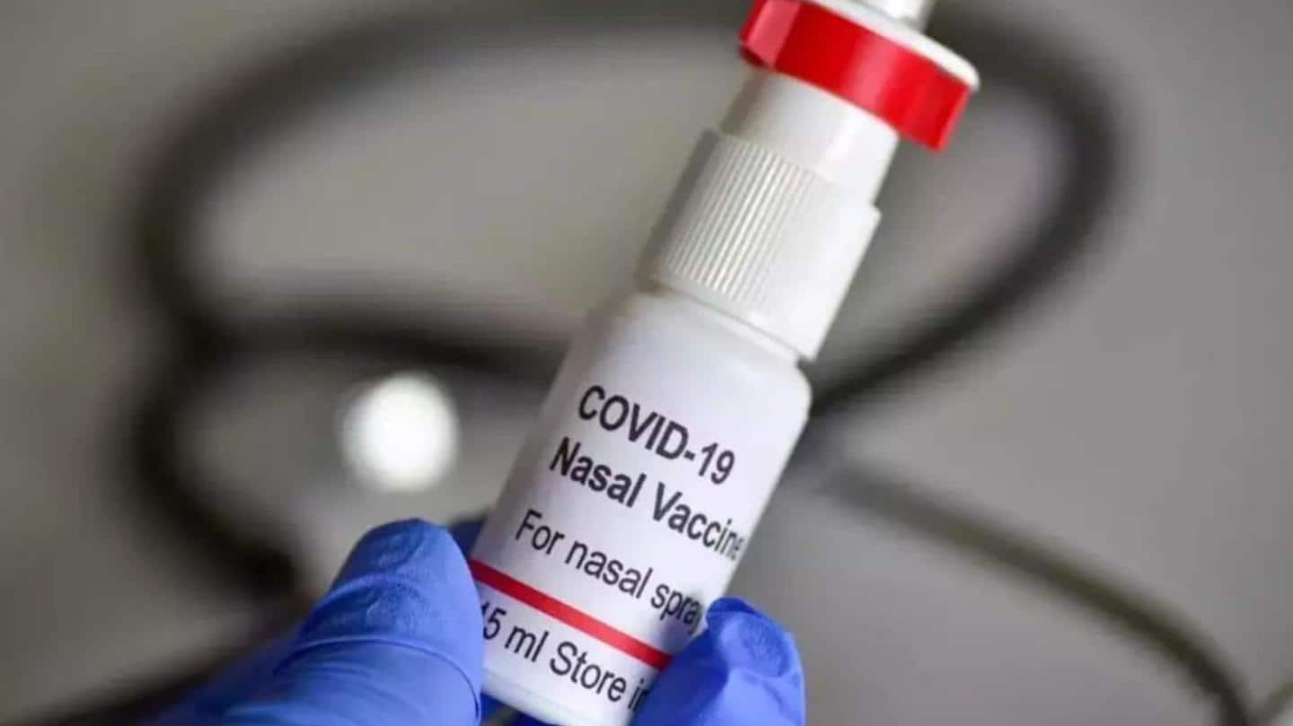Nasal vaccine approved for Covid 19 Nasal vaccine approved for Covid 19