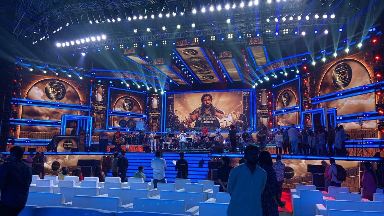 ponniyin selvan-1 trailer launch stage