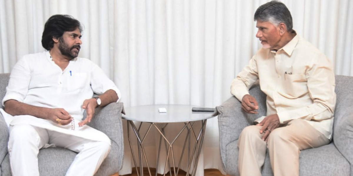 Pawan Kalyan and Chandrababu Naidu Pawan Kalyan and Chandrababu Naidu