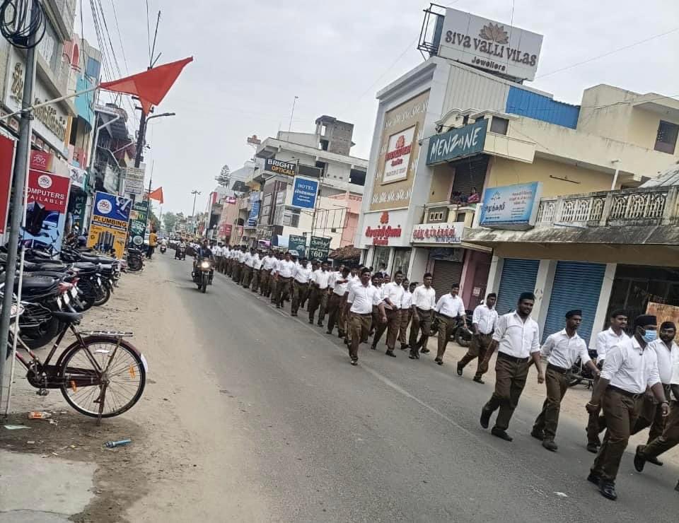RSS rally Puducherry In the absence of any proposal by the Tamil Nadu government to find some solution to the issue, the matter was posted for hearing on 27 March. (Supplied)