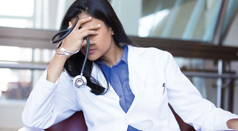 depresseddoc Representational pic of a depressed PG doctor