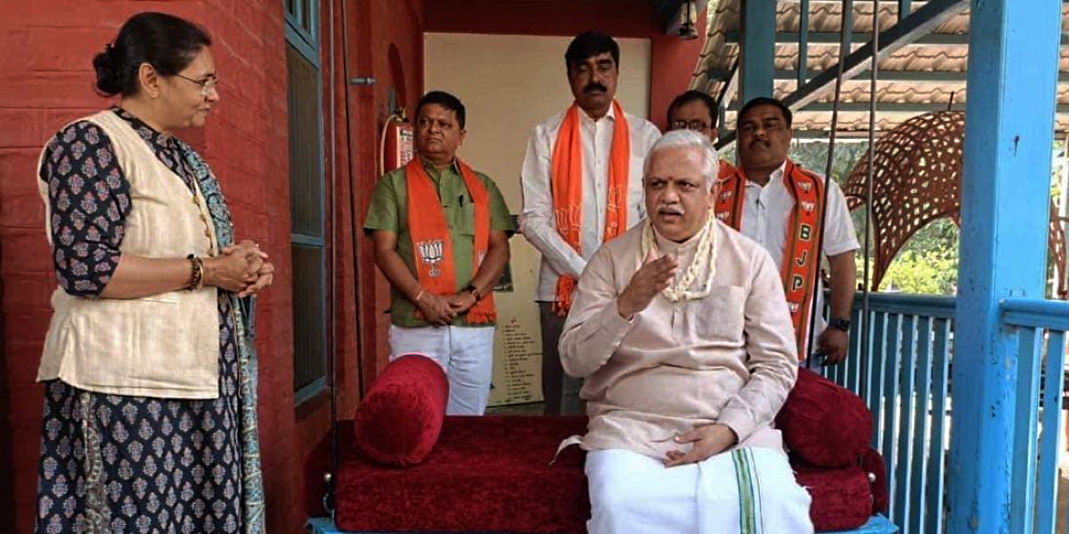 BJP national general secretary BL Santhosh in Gujarat on Friday, 25 November, 2022. (Supplied)