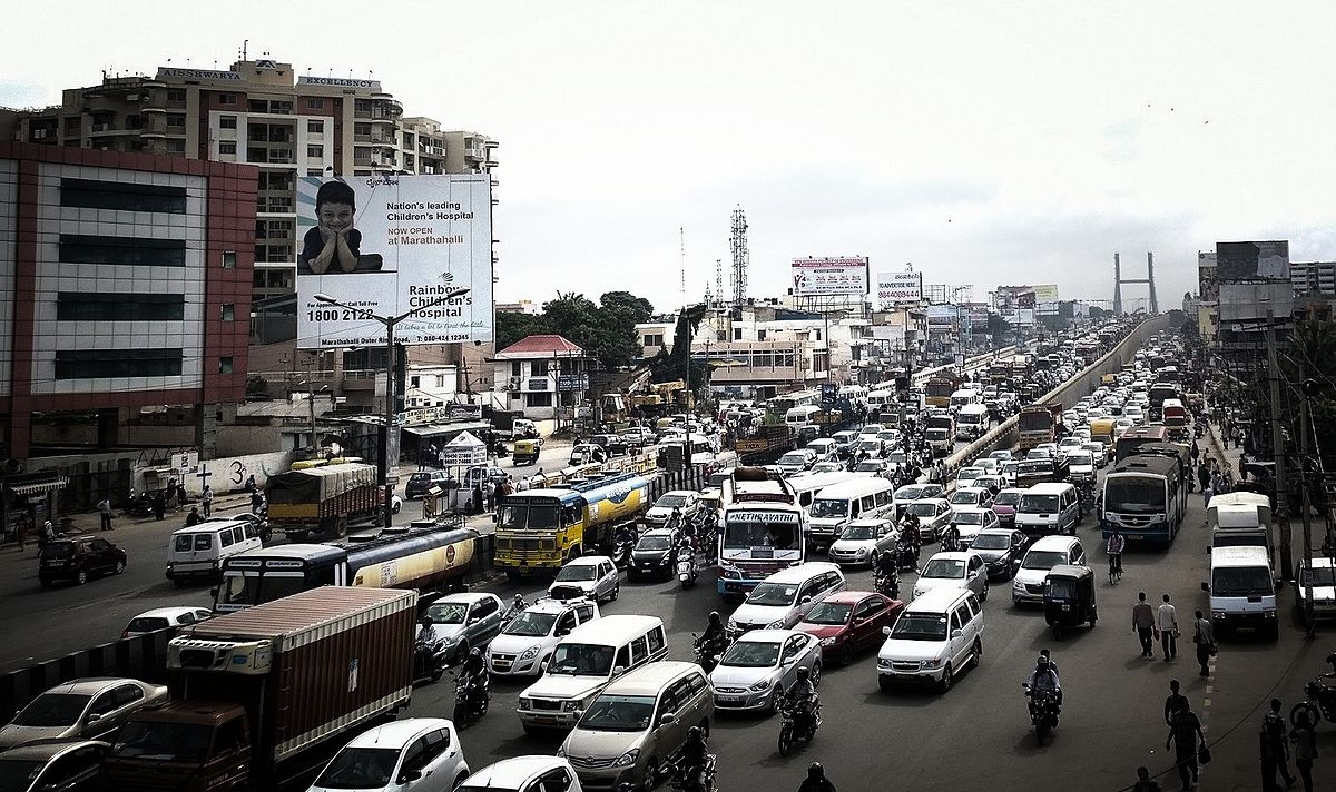 Bangalore traffic on Ring Road Bangalore traffic on Ring Road