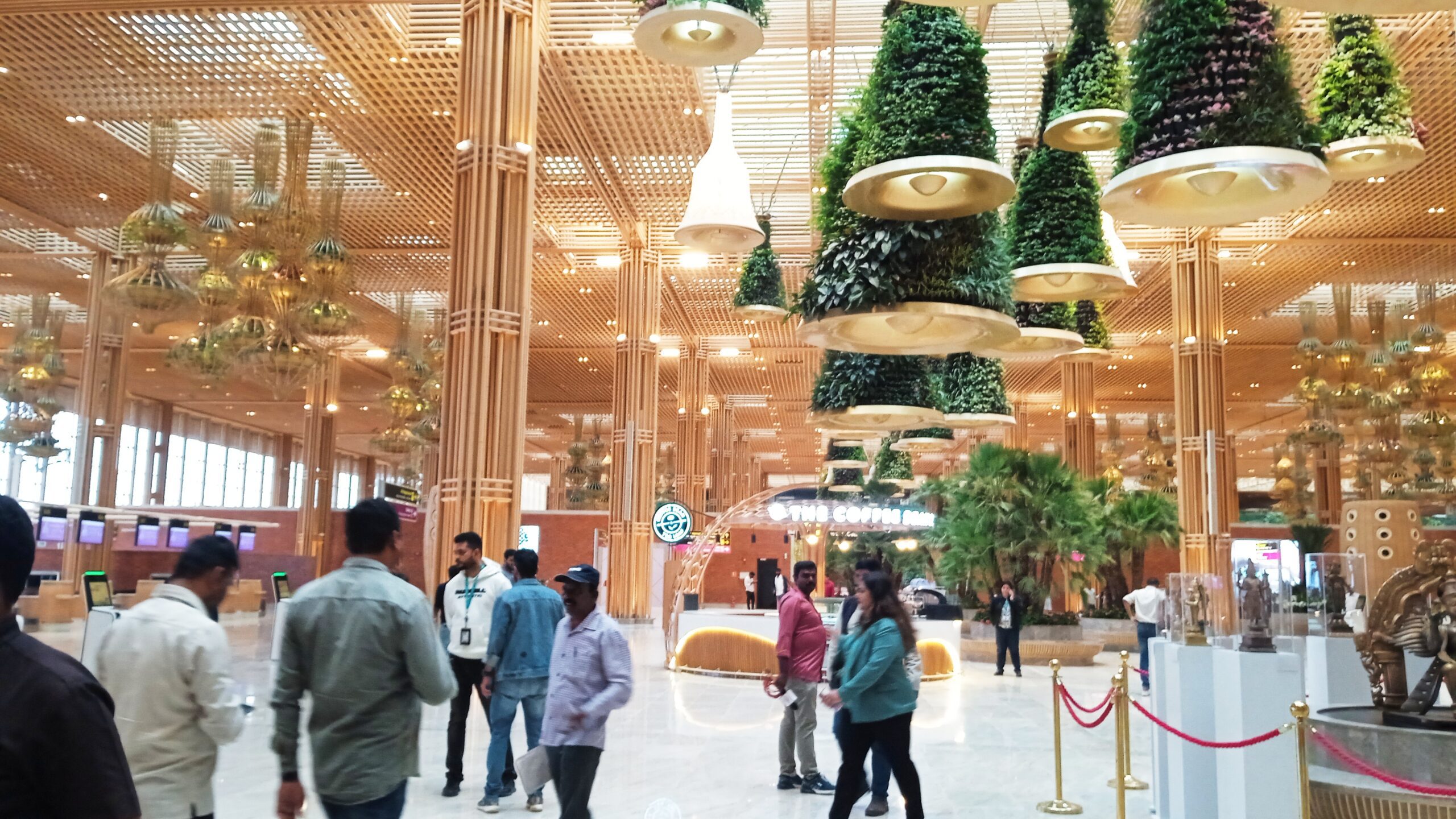 The new Terminal 2 of Bengaluru puts the 'garden' back in Garden City. (Supplied)