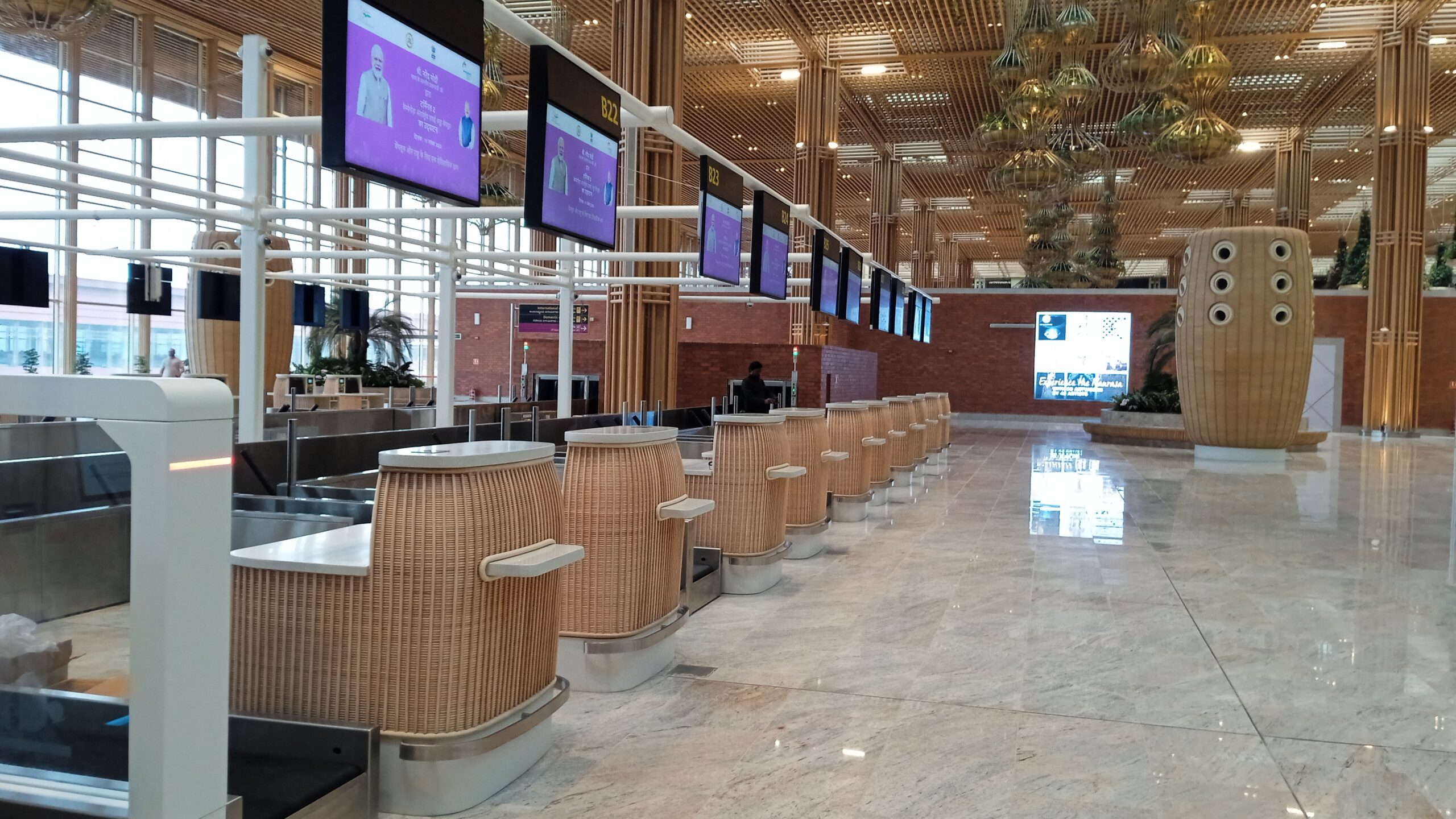 Bengaluru airport - check-in