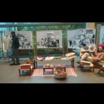 The paintings trace the history of the Tilonia