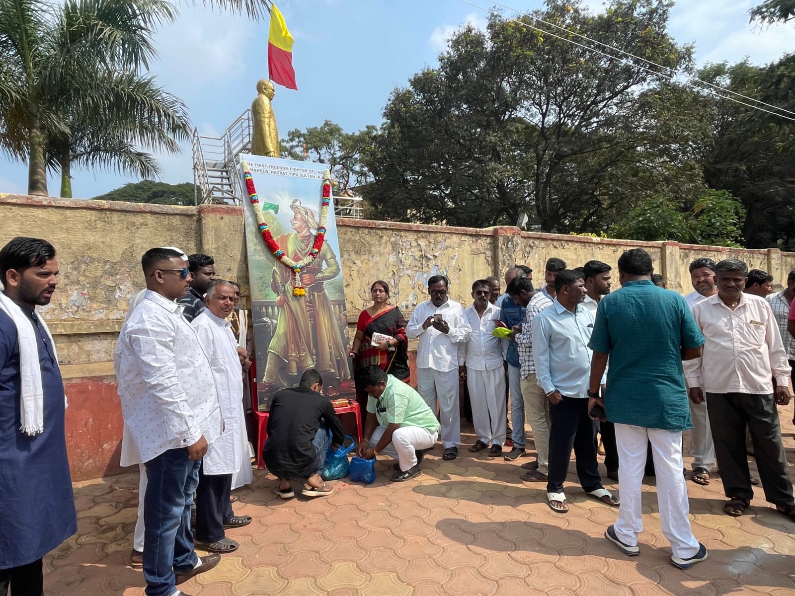 IMG-20221110-WA0147 Tipu Jayanti celebration at Eidgah maidan (Supplied).