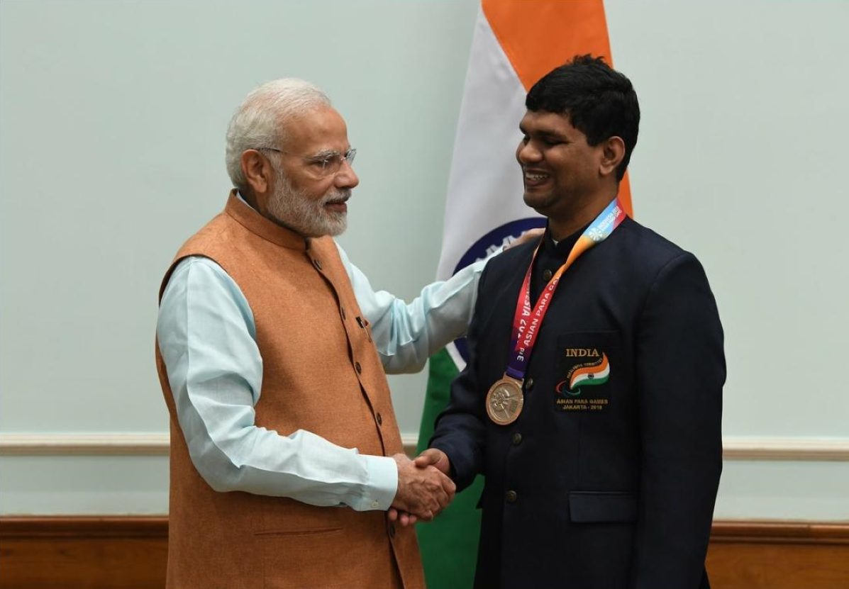 Mohammed Salih meeting PM Modi Asian Para Games chess silver medalist seeks help, but Kerala has no policy to reward para athletes