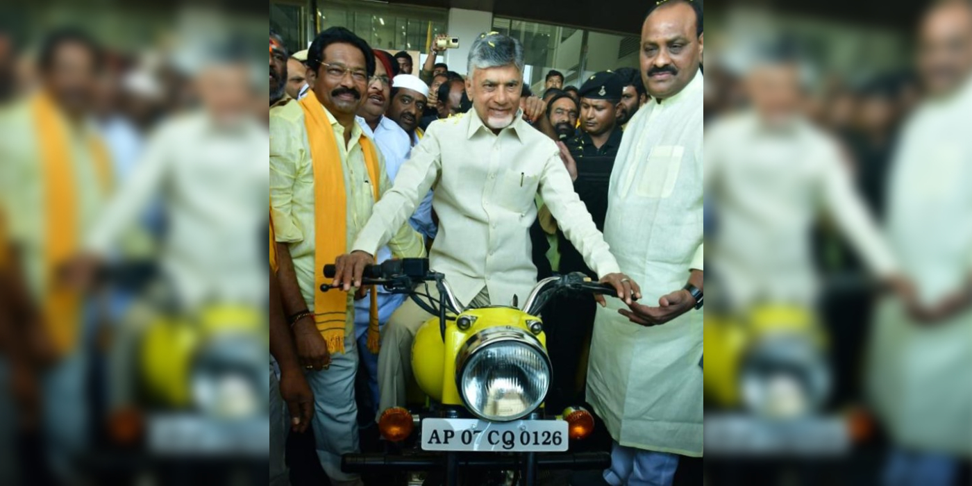 TDP chief N Chandrababu Naidu at party general body meeting held on Saturday. (Supplied)