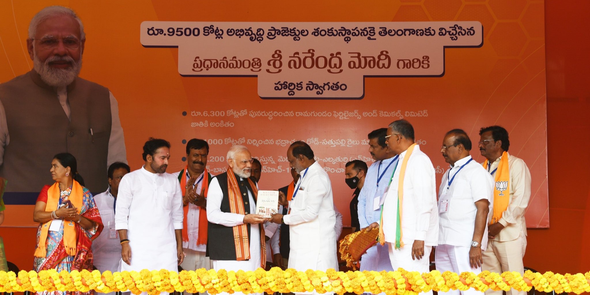 PM Modi in Hyderabad Prime Minister Narendra Modi at an event in Hyderabad on Saturday, 12 November, 2022. (narendramodi/Twitter)
