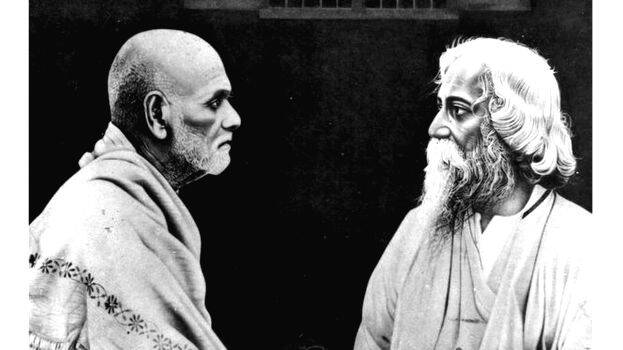 Rabindranath Tagore in conversation with Sree Narayana Guru in Sivagiri, hundred years ago, on 15 November 1922 Rabindranath Tagore in conversation with Sree Narayana Guru in Sivagiri, hundred years ago, on 15 November 1922
