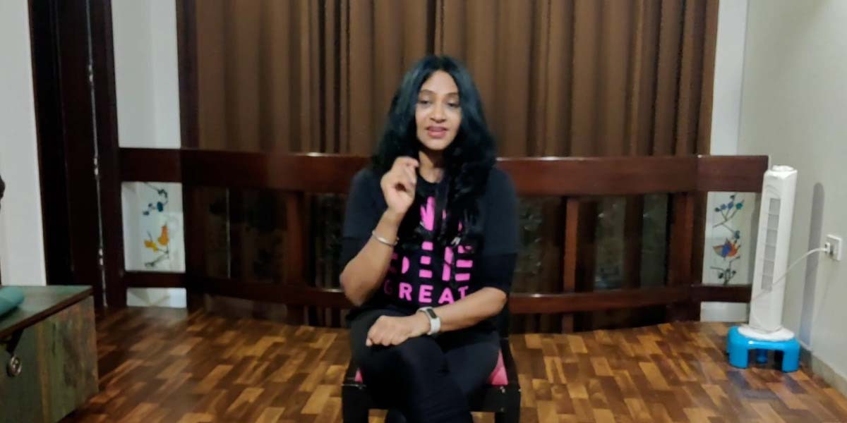 Wanita Ashok speaks on importance of exercise