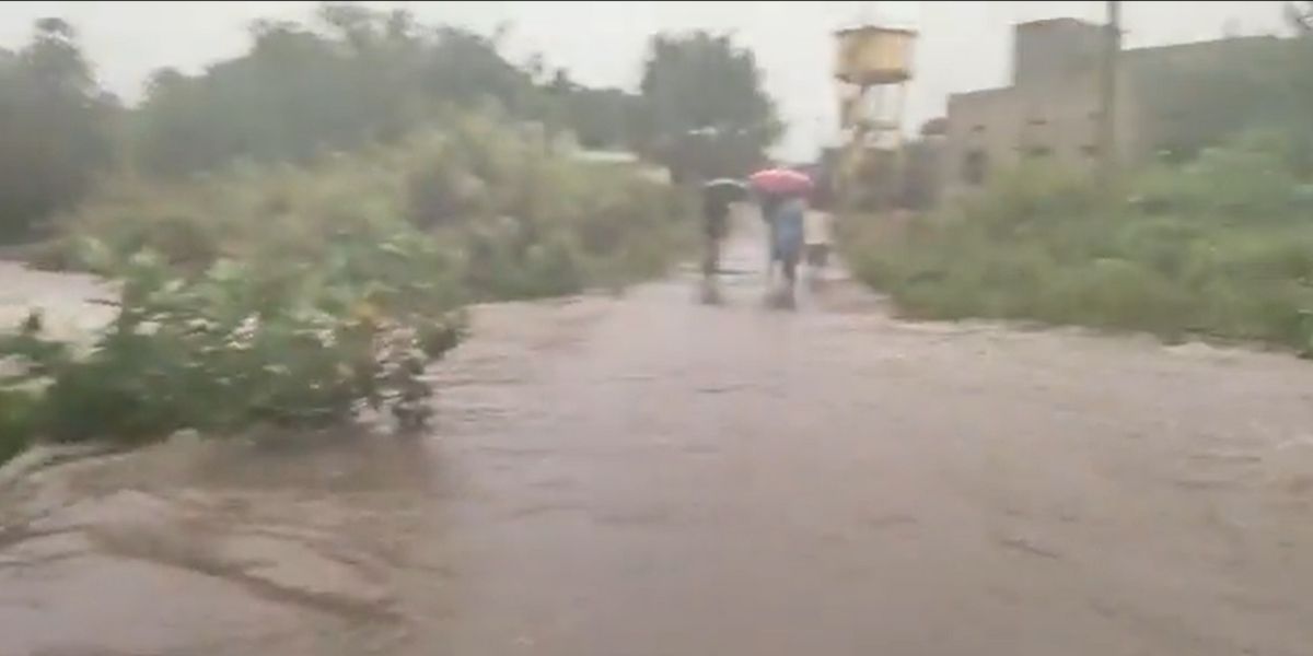 Flooding in AP due to rains caused by Mandous. (Screengrab)