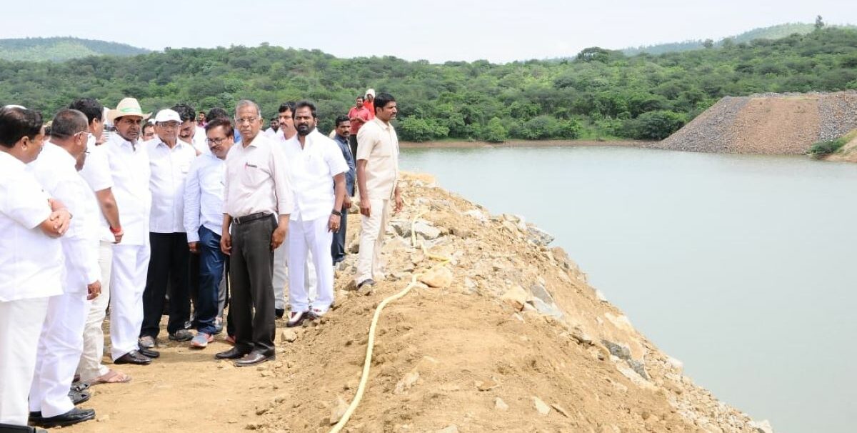 KCR at Palamuru-Rangareddy Lift Irrigation Project KCR at Palamuru-Rangareddy Lift Irrigation Project
