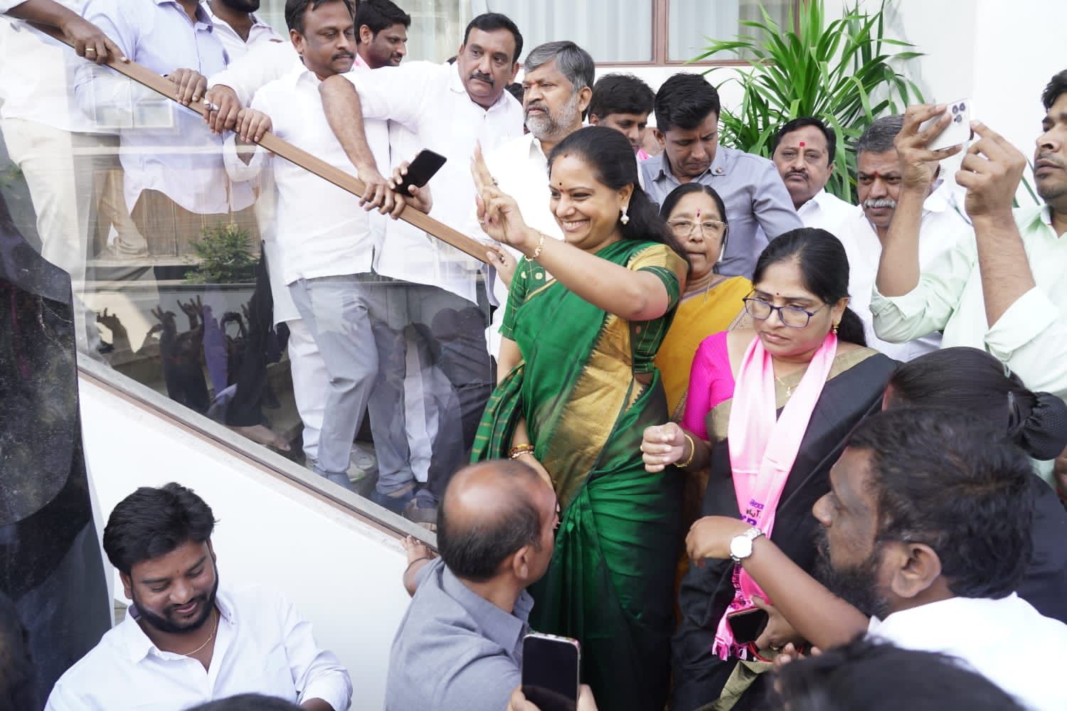 Kavitha after ED naming 2 TRS MLC Kavitha
