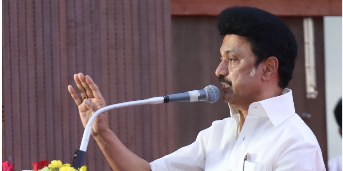 MK Stalin delivering speech on World Day of Persons with Disabilities. (mkstalin/Twitter)