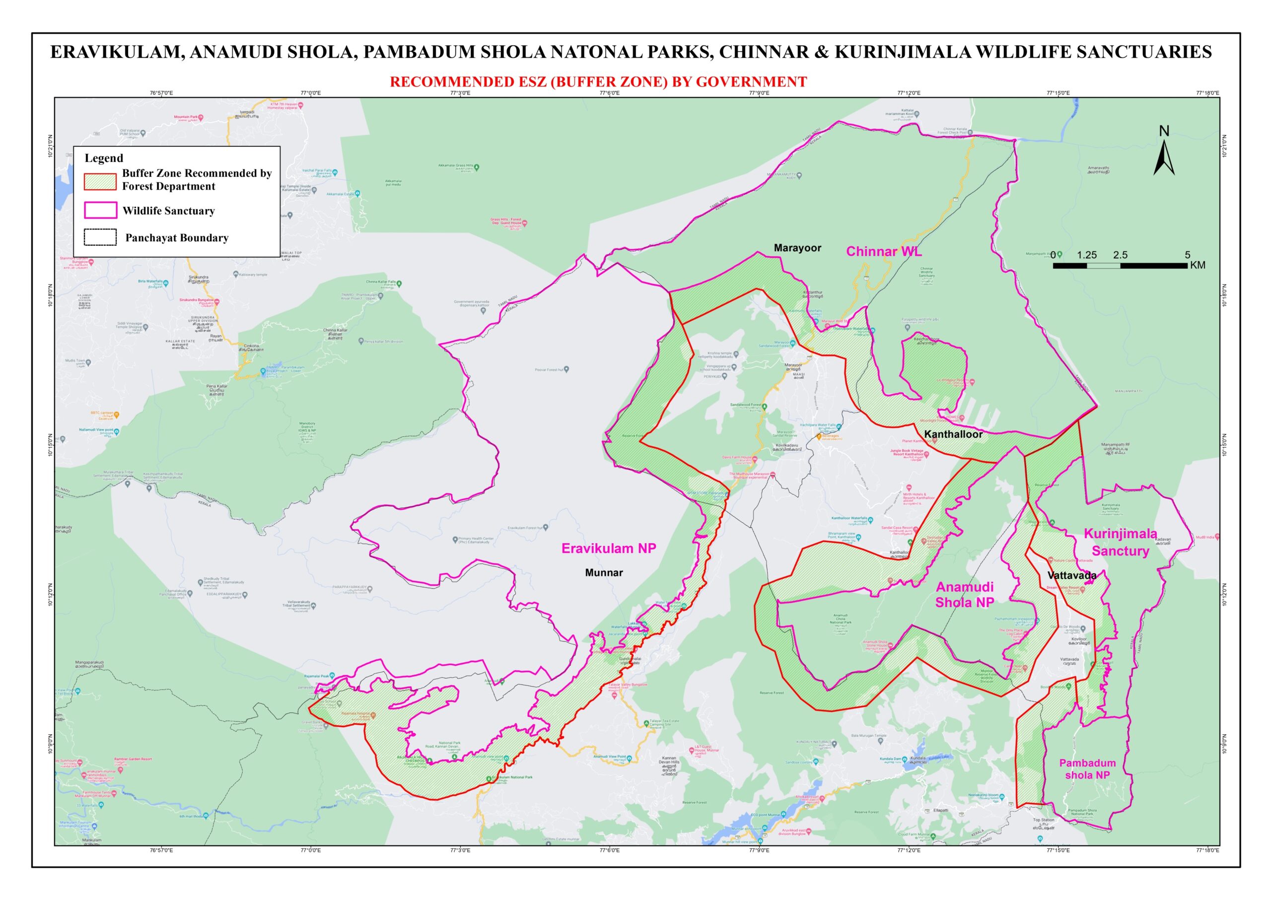 Residents from a Kottayam village protest against draft of ESZ map