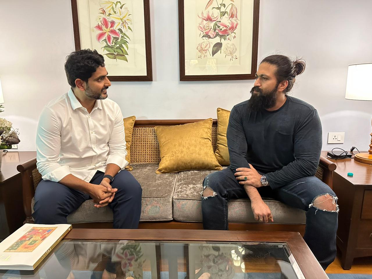 TDP scion Nara Lokesh and KGF star Yash