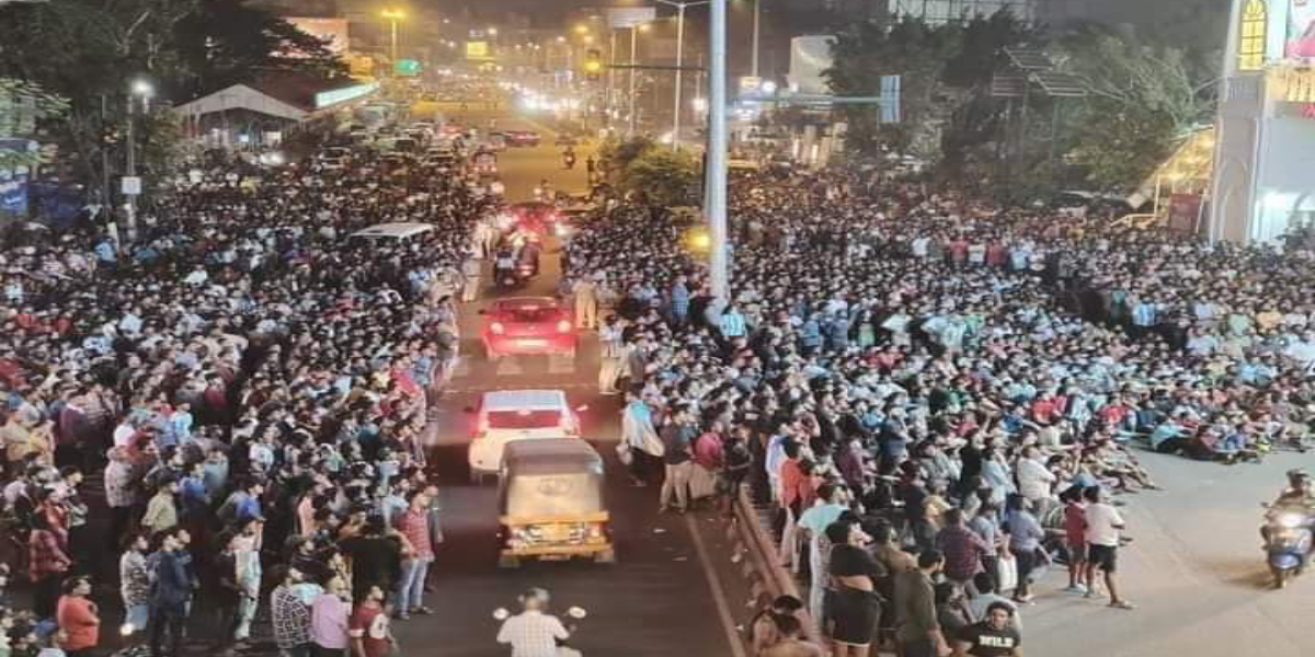 Kerala fans celebrate Argentina's and Messi's victory in the 2022 FIFA World Cup in Qatar