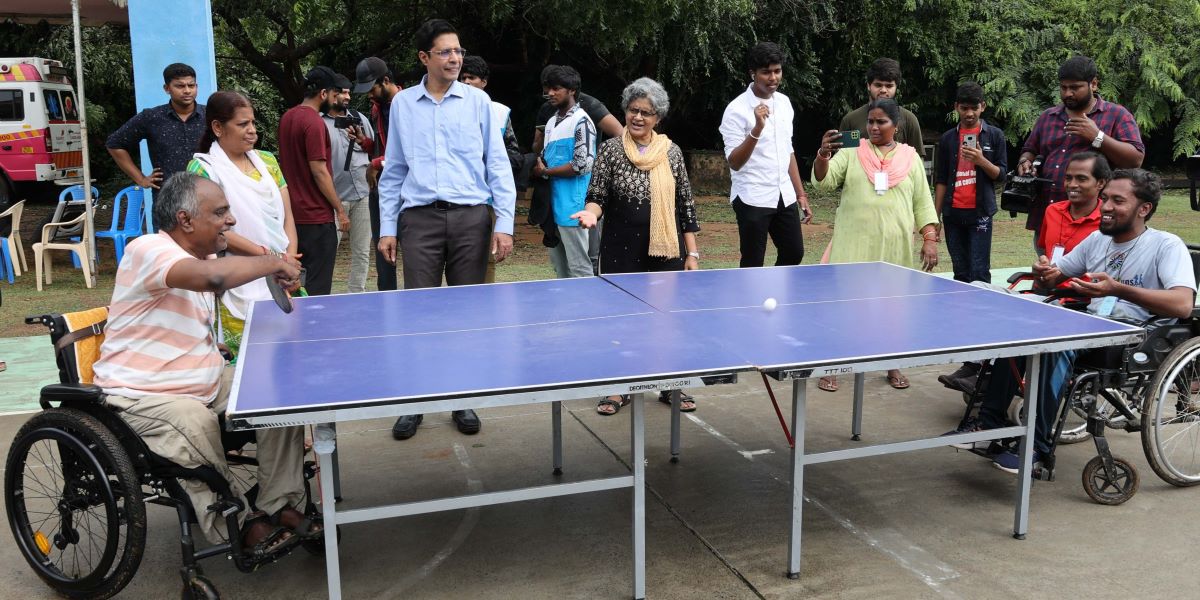 Sports 4 all event held at IIT Madras. (iitmadras/Twitter) Sports 4 all event held at IIT Madras. (iitmadras/Twitter)