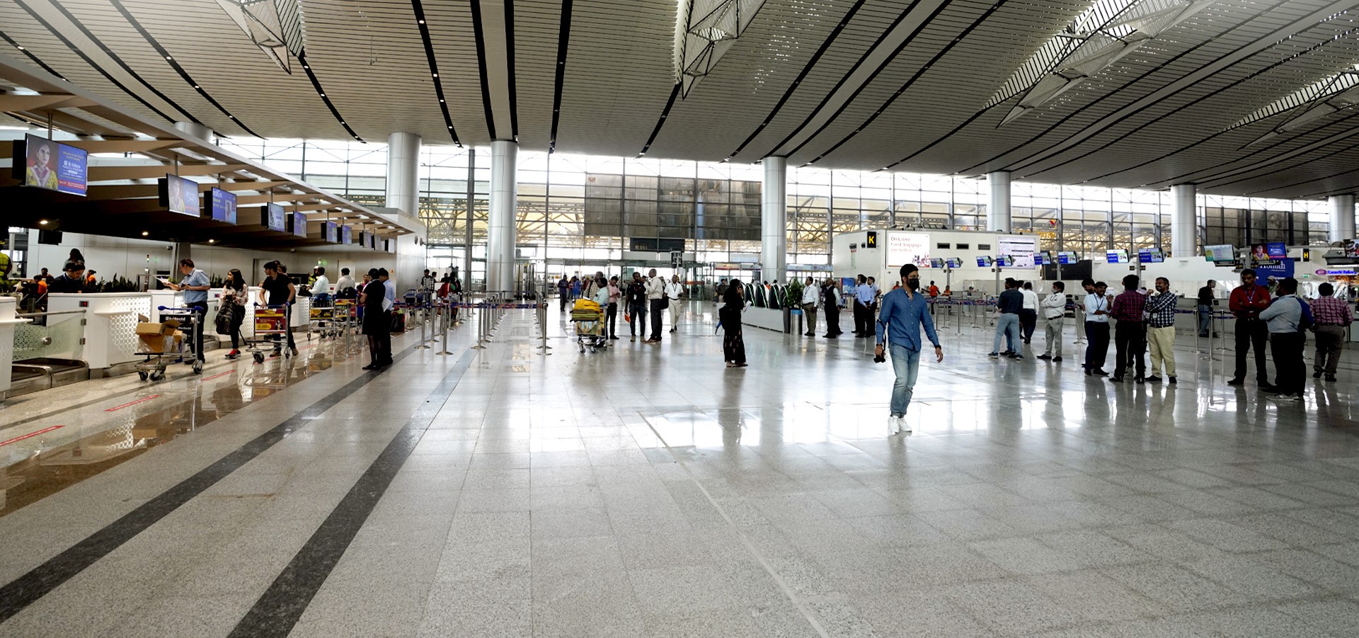 The Hyderabad airport The Hyderabad airport