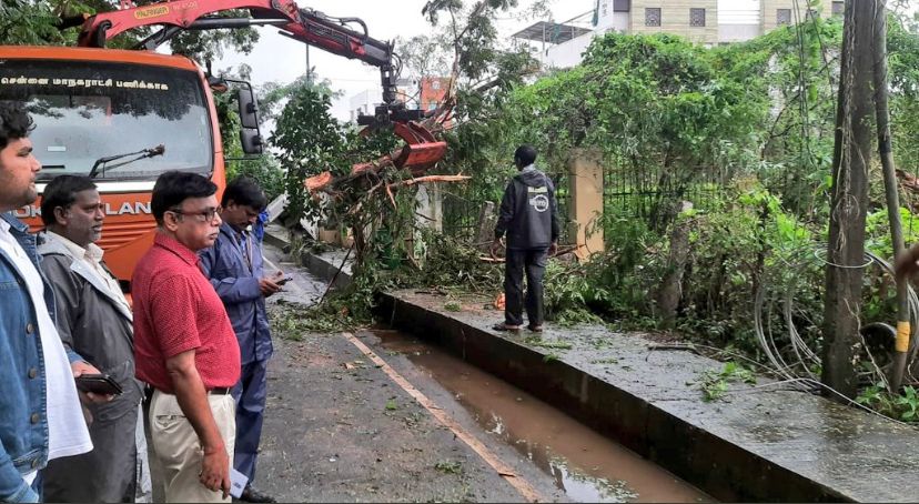 Cyclone Mandous weakens into deep depression, leaves four people dead and over 9,000 others in relief centres