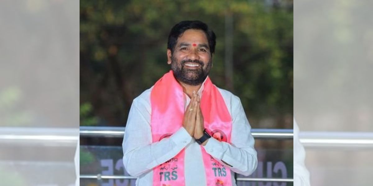 BRS MLA assaulting