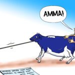 Cartoon Milk Satish Acharya