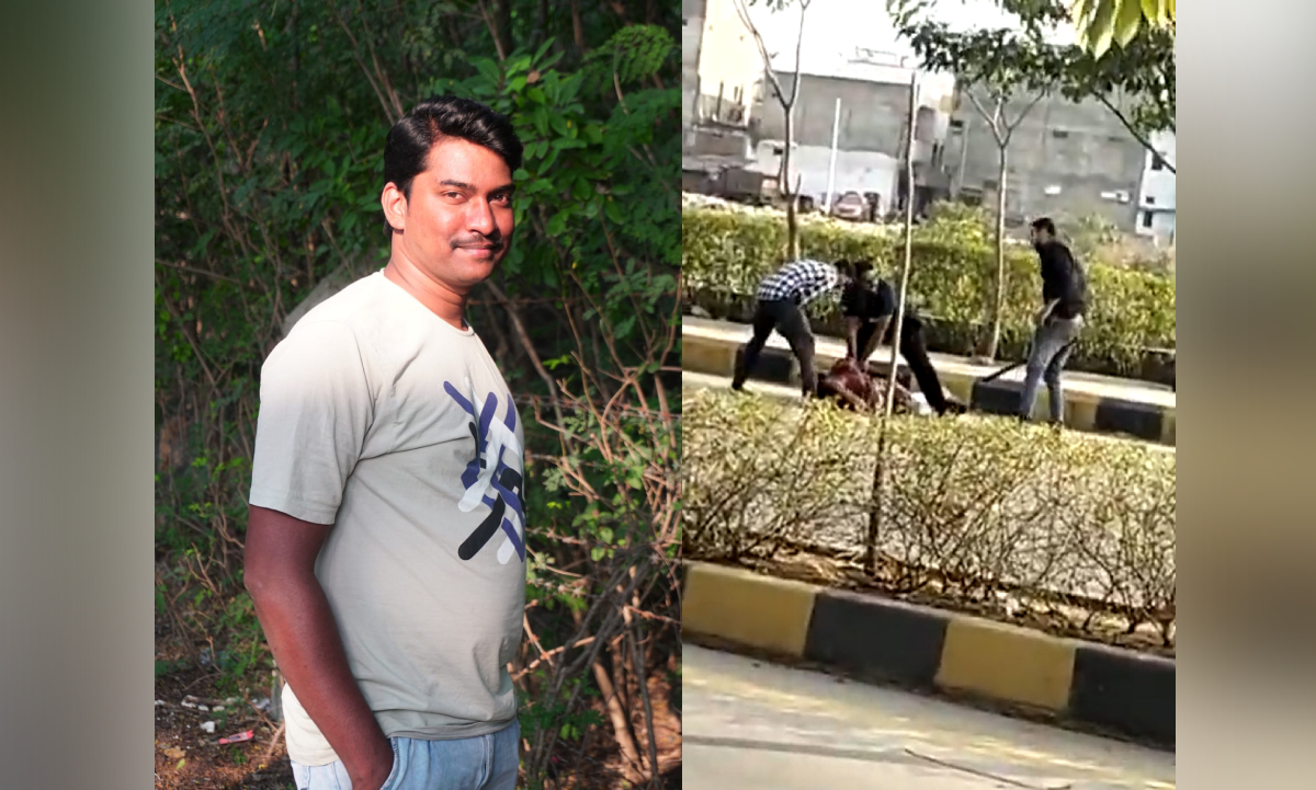 Hyderabad broad day light murder Hyderabad broad day light murder of Jangam Sainath.