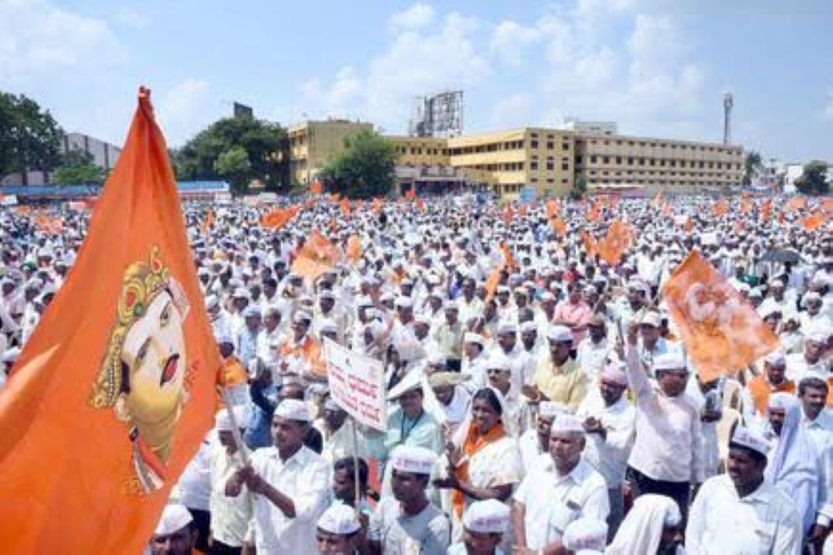 A Lingayat rally held in Belagavi in 2018