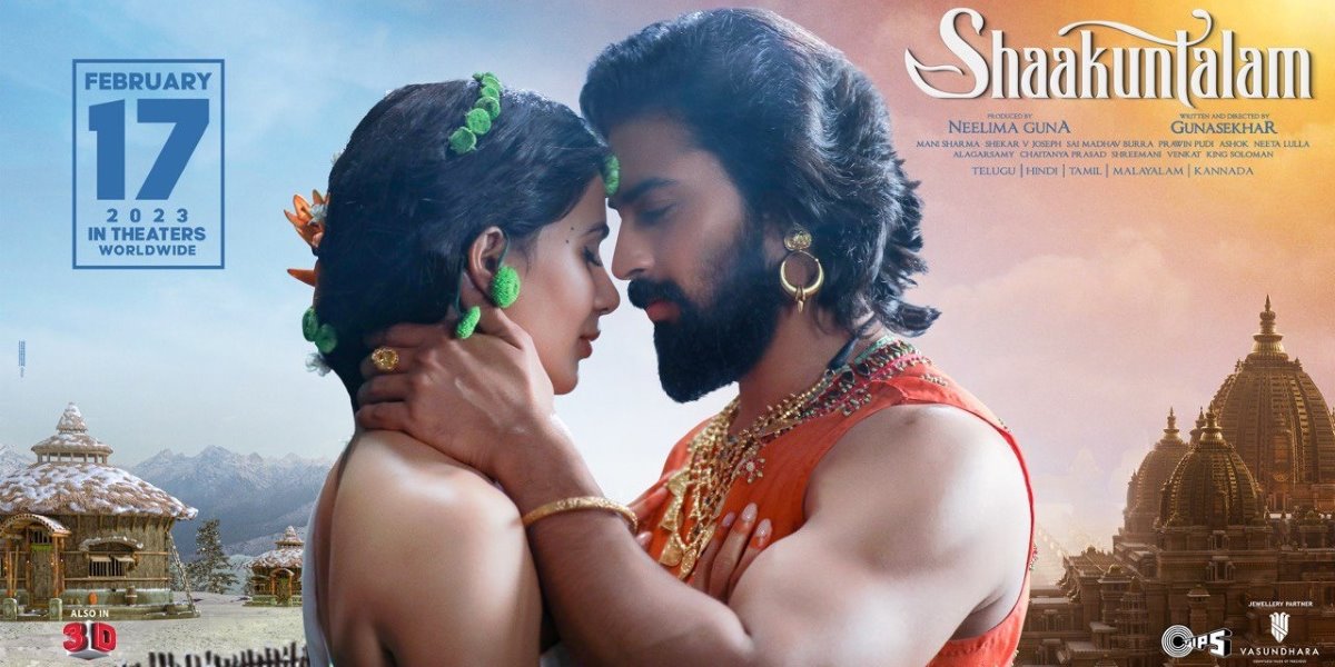 Shaakuntalam poster. (Twitter) Shaakuntalam release date