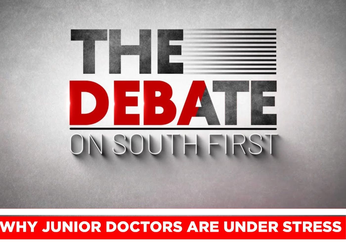 Junior doctors work pressure