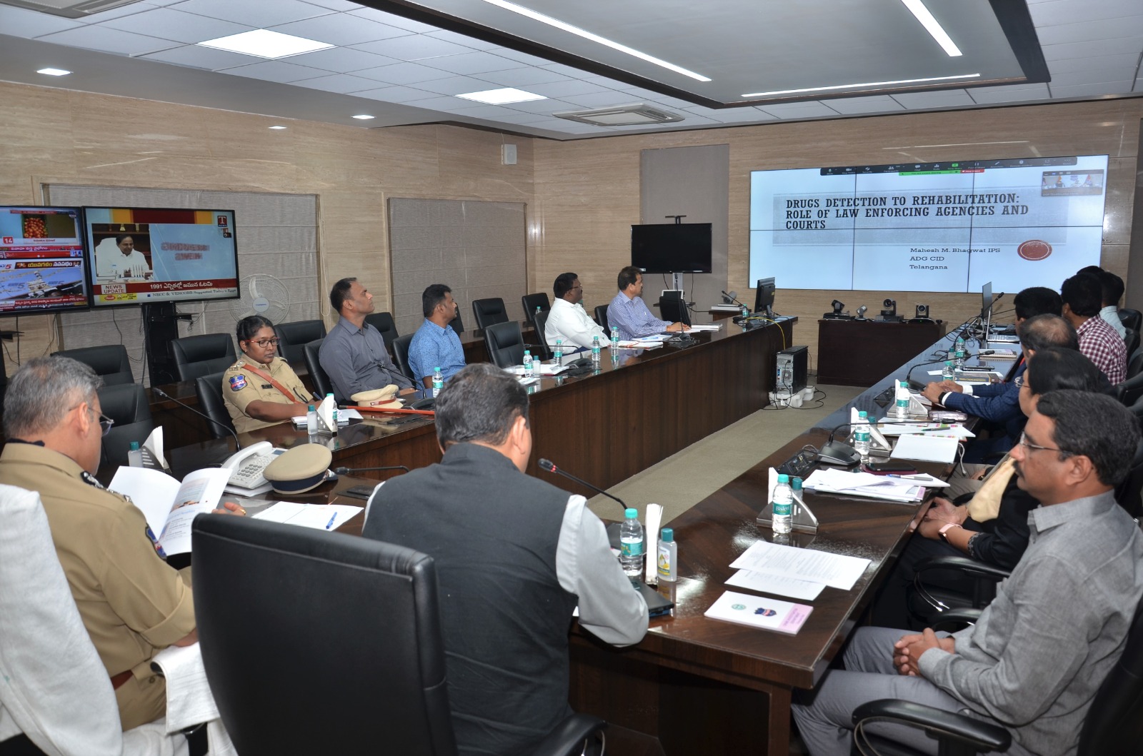 Participants at the training programme Participants at the day-long training programme on the NDPS Act and investigation procedures, organised by the CID. (Supplied)