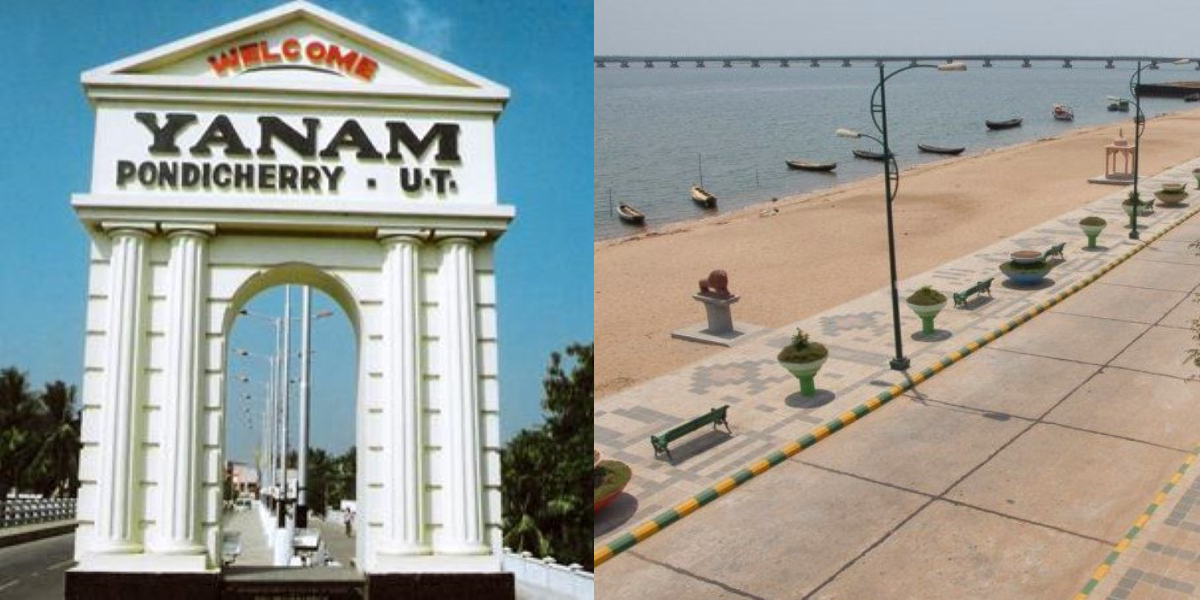 Yanam is the farthest picturesque enclave of Puducherry having several French-built structures and lies on the banks of the Gouthami-Godavari river. The nearest railhead is Kakinada while the nearest domestic airport is Rajahmundry Airport and the international airport is Visakhapatnam Airport.