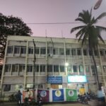 Yanam regional administration building from constructed during rule of France.