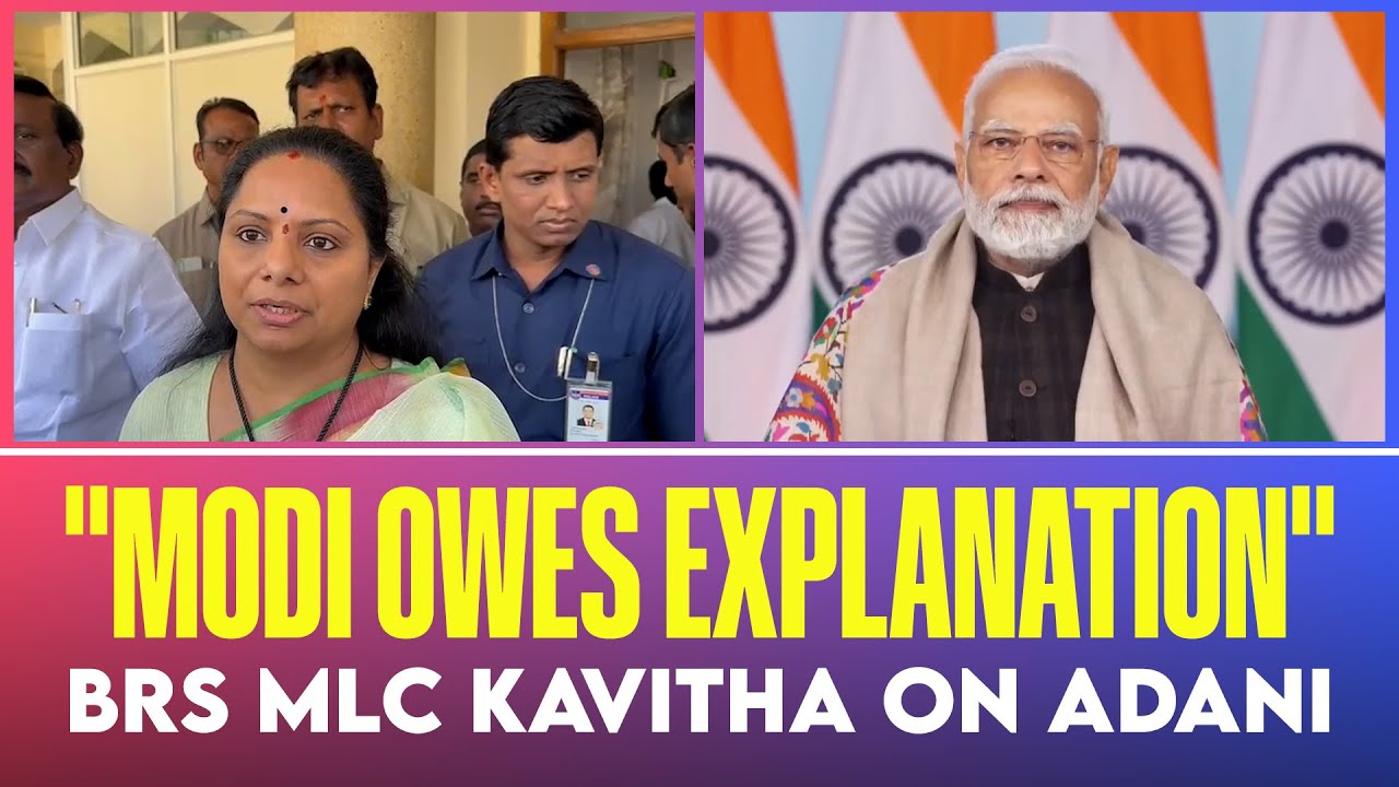 Kavitha demands JPC probe Adani