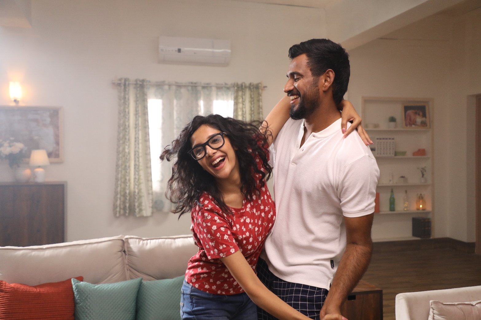 Love Birds A still image from the movie Love Birds featuring Darling Krishna and Milana Nagaraj. (Supplied)