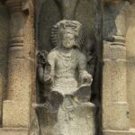 Dakshinamoorthy, koshta murthi at Uttama Chola Eswaram, Thenneri
