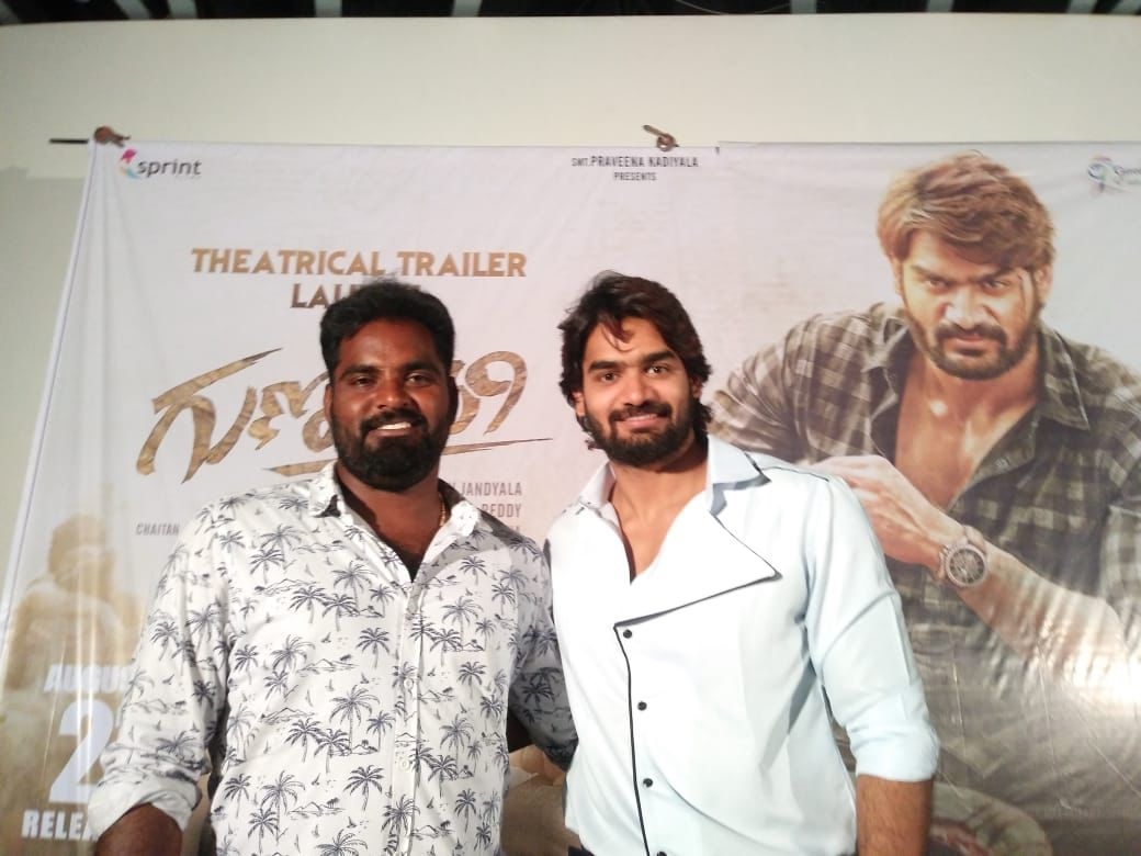 Ram Krishan with Kartikeya Gummakonda Ram Krishan with Kartikeya Gummakonda