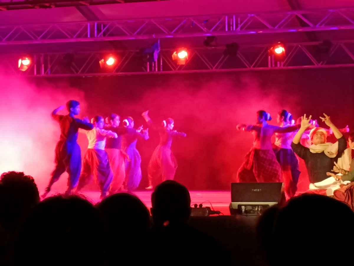 Bhaskara arrow problem depicted in dance at the India Science Festival (ISF 2023) by Mallika Sarabhai's troupe