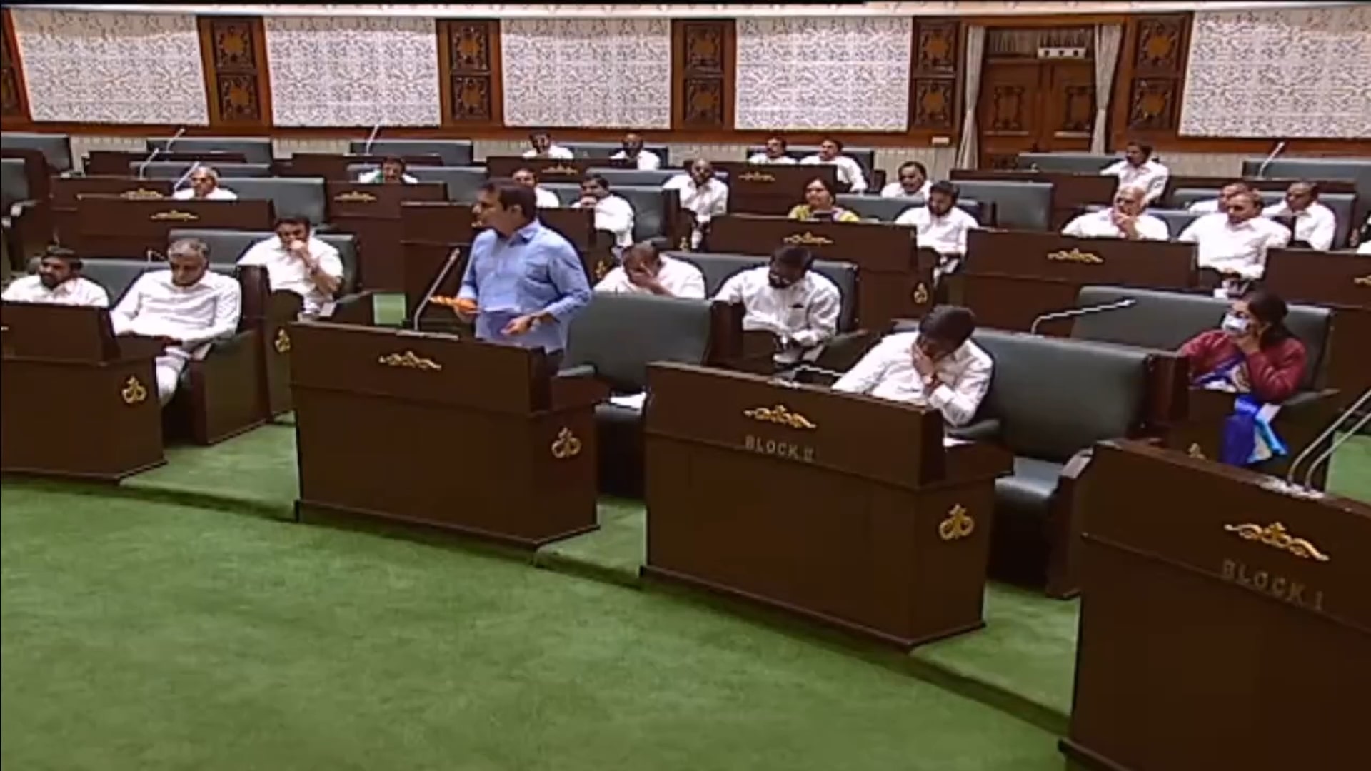 KTR addressing Telangana Assembly KTR Telangana Assembly KT Rama Rao