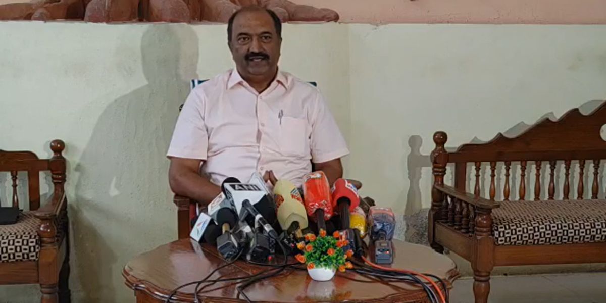 Kerala Finance Minister KN Balagopal during a media briefing. (Screengrab) Kerala GSDP growth