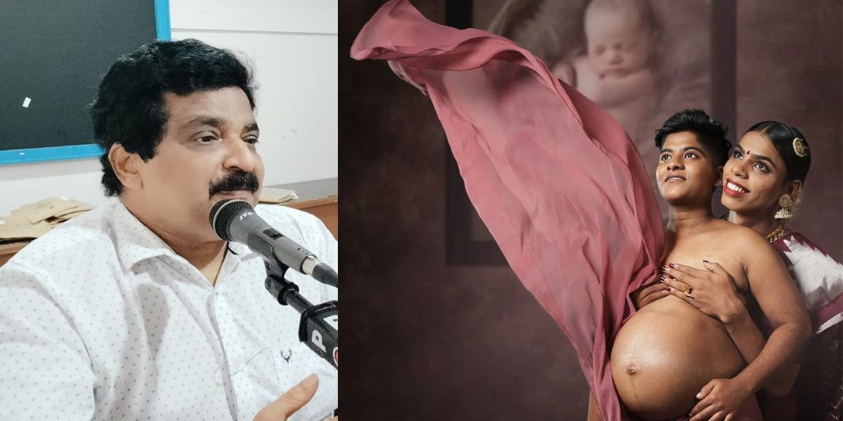 MK Muneer, Zahhad and Ziya Paval. Transman pregnancy MK Muneer