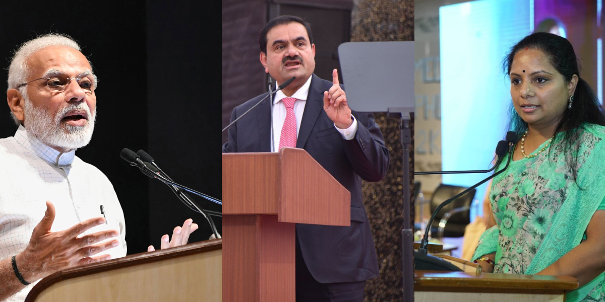 BRS’s K Kavitha questions PM Modi’s silence over Hindenburg allegations on Adani group and demanded to constitute of Joint Parliamentary Committee (JPC). BRS's K Kavitha questioned PM Modi's silence over Hindenburg allegations against Adani group and demanded the constitution of a joint parliamentary committee (JPC).